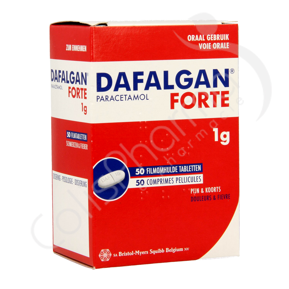 Dafalgan Forte 1g 50 Comprimes