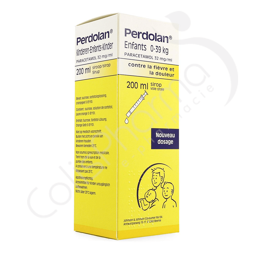 Perdolan Enfants Sirop 0 Ml Colispharma Perdolan Enfants Sirop 0 Ml Colispharma