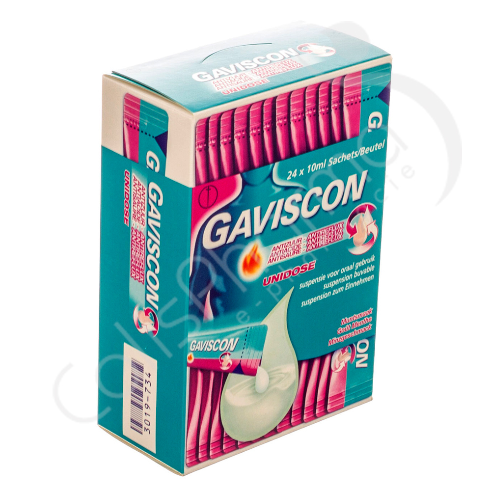 Gaviscon Antiacide Antireflux Unidoses 24 X 10 Ml Colispharma Gaviscon Antiacide Antireflux Unidoses 24 X 10 Ml Colispharma