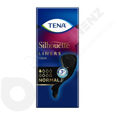 Tena Silhouette Liners Noir - Normal